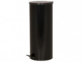 Урна с педалью 30 литров черная