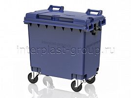 Мусорный контейнер 770л, синий