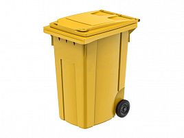 Мусорный контейнер 360л желтый