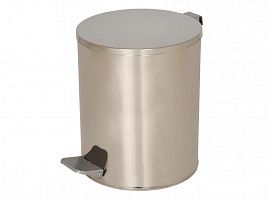 Урна с педалью 15 литров хром