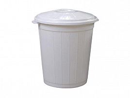 Мусорный бак 105 л белый