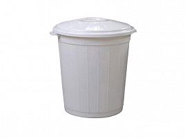 Мусорный бак 65 л белый