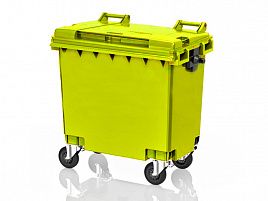 Мусорный контейнер 770л, желтый