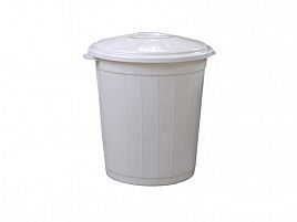 Мусорный бак 45 л белый