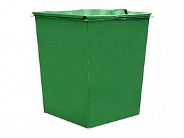 Мусорный контейнер 0,75 м3 с крышкой