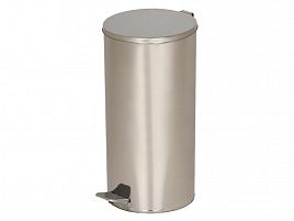 Урна с педалью 40 литров хром