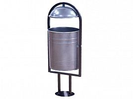 Урна уличная, серый антик, 330х280-70 мм