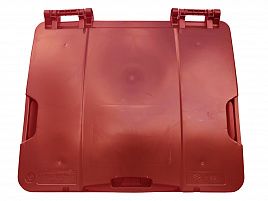 Плоская крышка 1100л красная