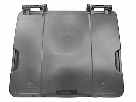 Плоская крышка 1100л серая