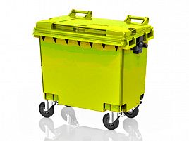 Мусорный контейнер 660л, желтый